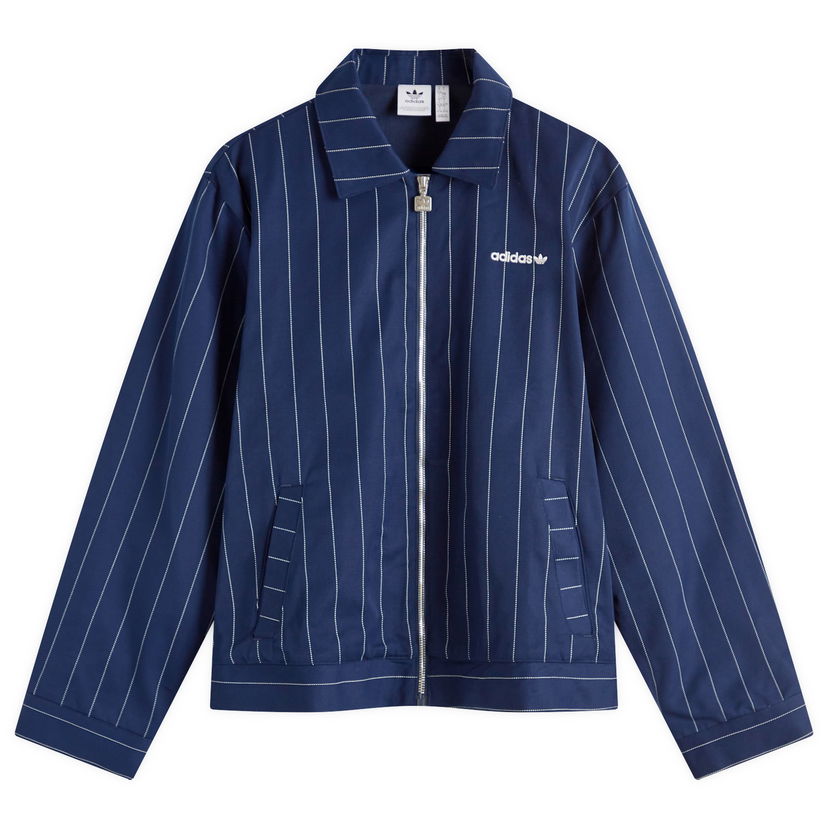 Вітровка adidas Originals Women's Pinstripe Jacket, Size Large Синій | JJ3477