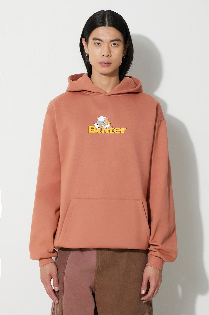 Світшоти Butter Goods Teddy Logo Pullover Hoodie Помаранчевий | BGQ3231304