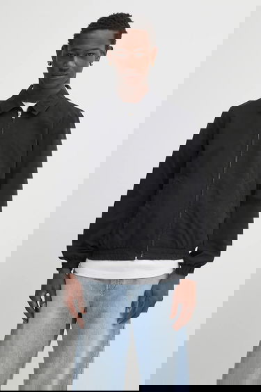 Куртка бомбер A.P.C. Cotton Transitional Blouson Gilbert чорний | COHKU.M32018, 0