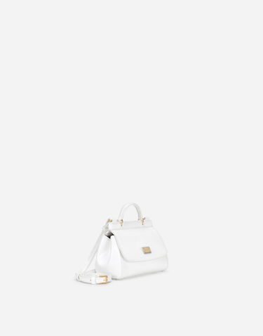 Сумочка Dolce & Gabbana Dolce & Gabbana Mini Sicily Patent Leather Bag білий | EB0003A106787682, 2