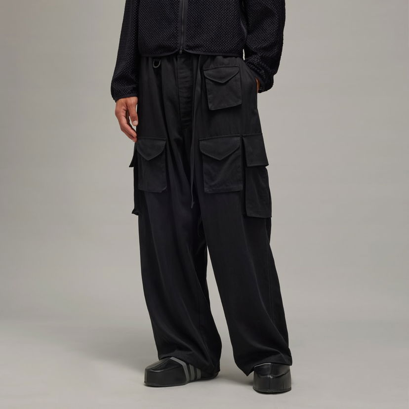 Штани карго Y-3 Cargo Pants Refined Wool чорний | IW7453