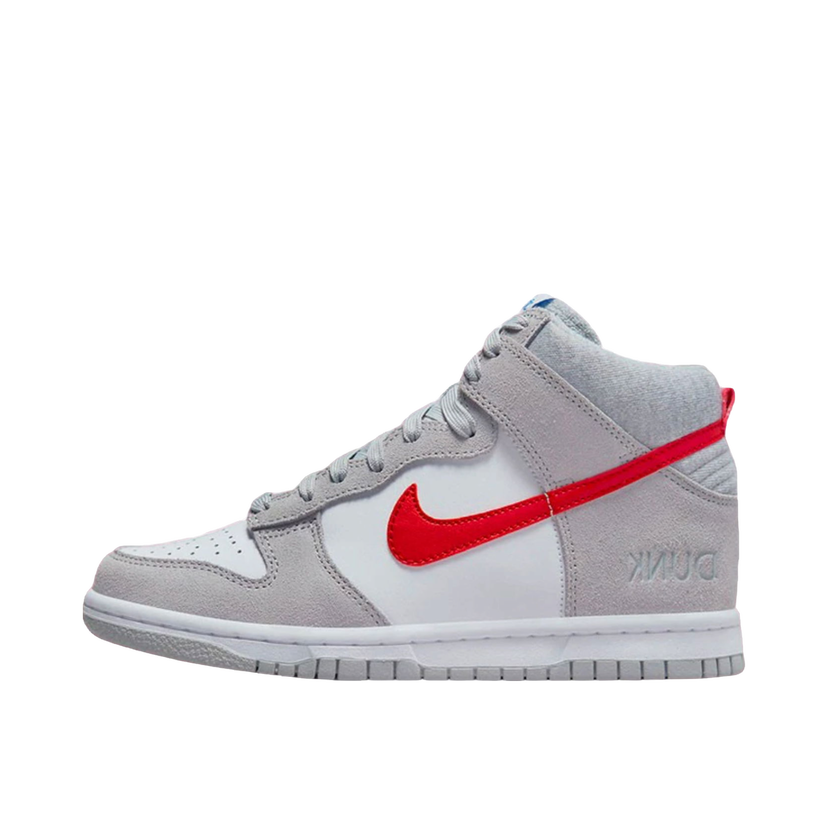 Кросівки та взуття Nike Dunk High Athletic Club Grey Red Сірий | DH9750-001