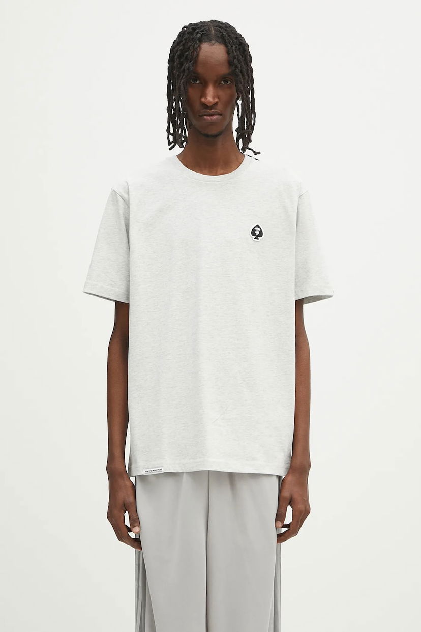 Футболка AAPE by A Bathing Ape AAPE Spades Now T-Shirt Сірий | AAPTEM1599XAO