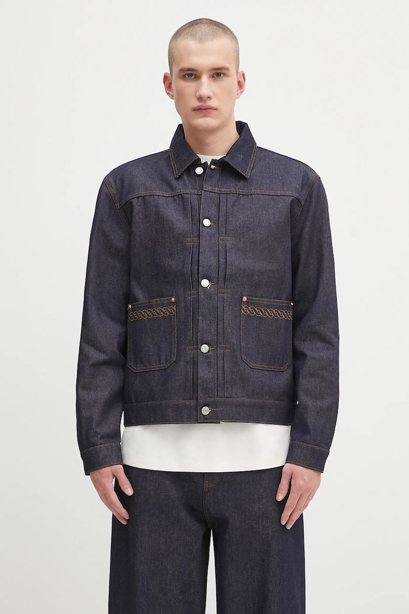 Куртка Drôle de Monsieur Drôle de Monsieur La Veste Denim Jacket Синій | H.JT172.CO211