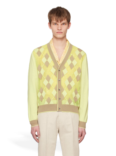 Cветр Jacquemus Le Raphia 'Le Cardigan Toledo' Cardigan Зелений | 23E235KN140-2298