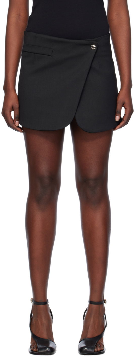 Спідниця Coperni Coperni Tailored Asymmetrical Miniskirt чорний | COPJ24111