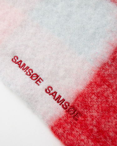 Шарф Samsoe Samsoe Checkered Scarf with Fringed Ends Різнокольоровий | U23300003-CLR002334, 2