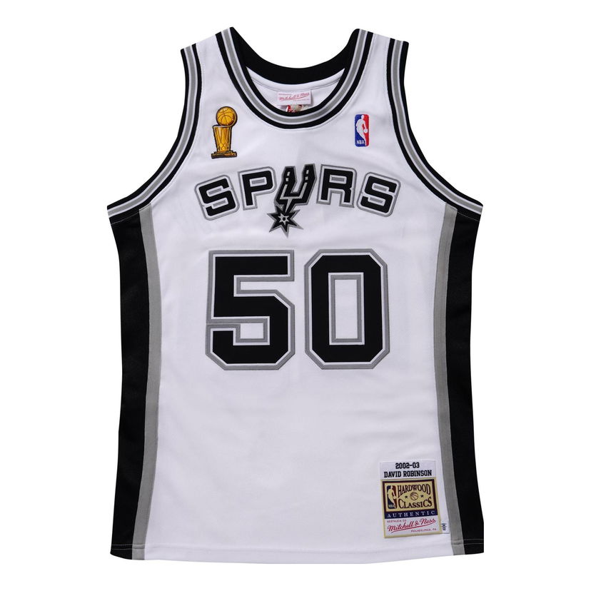 Джерсі Mitchell & Ness Mitchell & Ness NBA San Antonio Spurs Finals 2002-03 David Robinson 50 Jersey білий | AJY44948-SAS02DRBWHIT