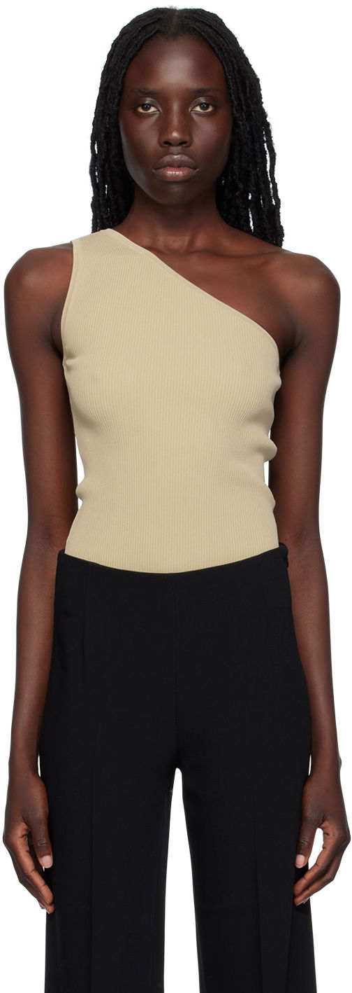 Безрукавка TOTEME TOTEME Women's Single-Shoulder Tank Top бежевий | 233-5183-755