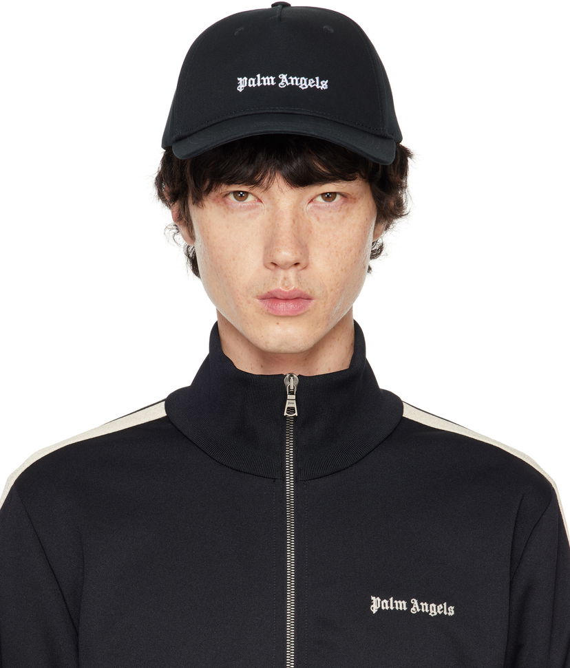 Кепка Palm Angels Classic Logo Cap чорний | PMLB094C99FAB0011003
