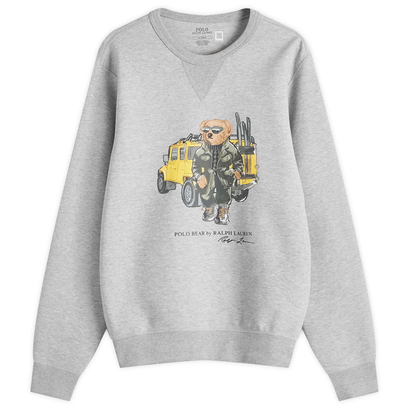 Світшоти Polo by Ralph Lauren Defender Bear Graphic Sweatshirt Сірий | 710958195001