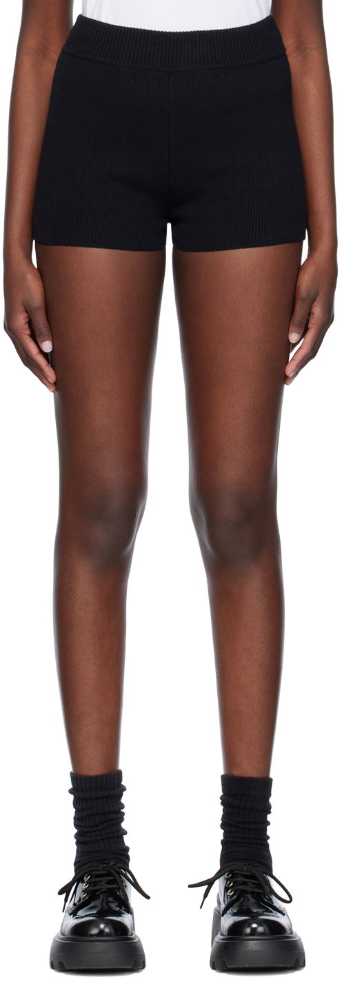 Шорти AMI Paris de Cœur Shorts чорний | FSO146.KN0042