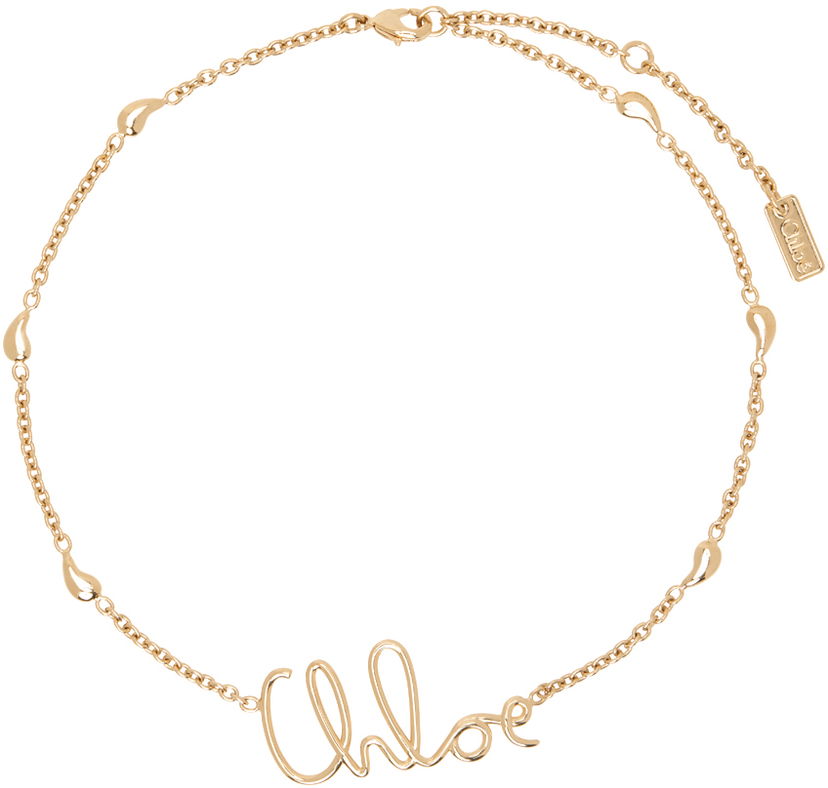 Кольє CHLOÉ Chloé Gold 'The Chloé Iconic' Necklace Жовтий | CHC24AFO64CB7