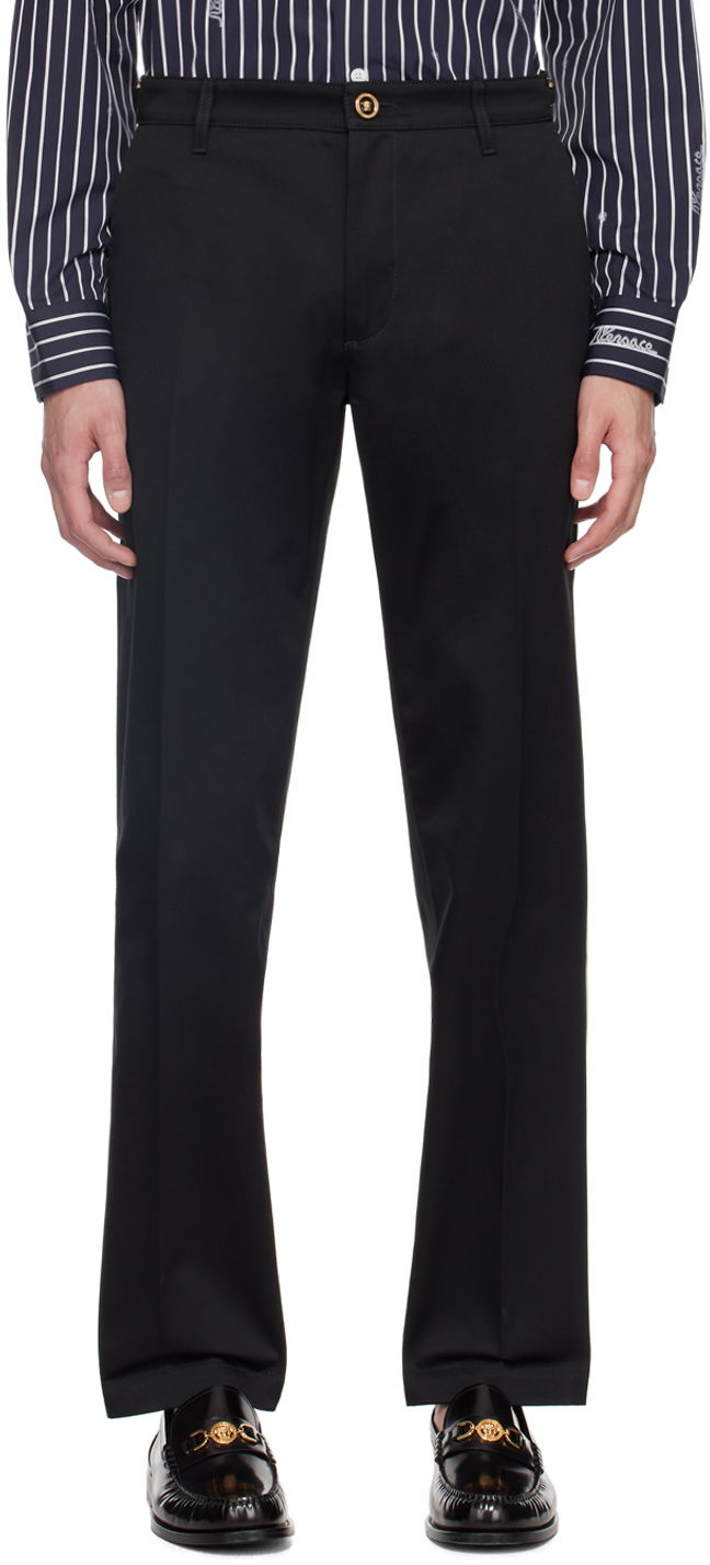 Штани Versace Black Medusa Biggie Trousers чорний | 1010583_1A01718