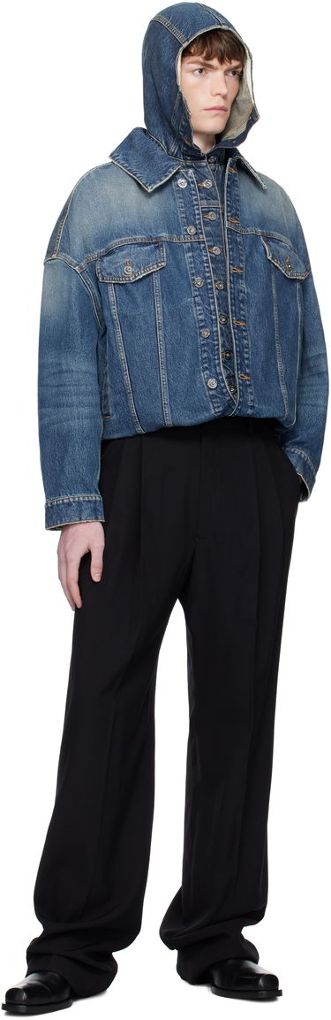 Куртка Jean Paul Gaultier Jean Paul Gaultier 'The Double' Denim Jacket Синій | 25/03-U-JA006-D024-57, 3