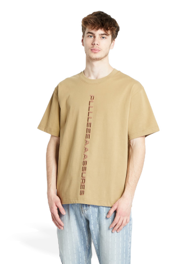 Футболка Pleasures Drag Heavyweight T-Shirt бежевий | P23W034 BEIGE