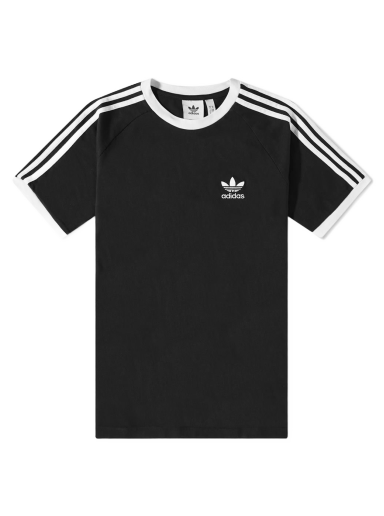 Футболка adidas Originals 3 Stripe Tee чорний | IA4845