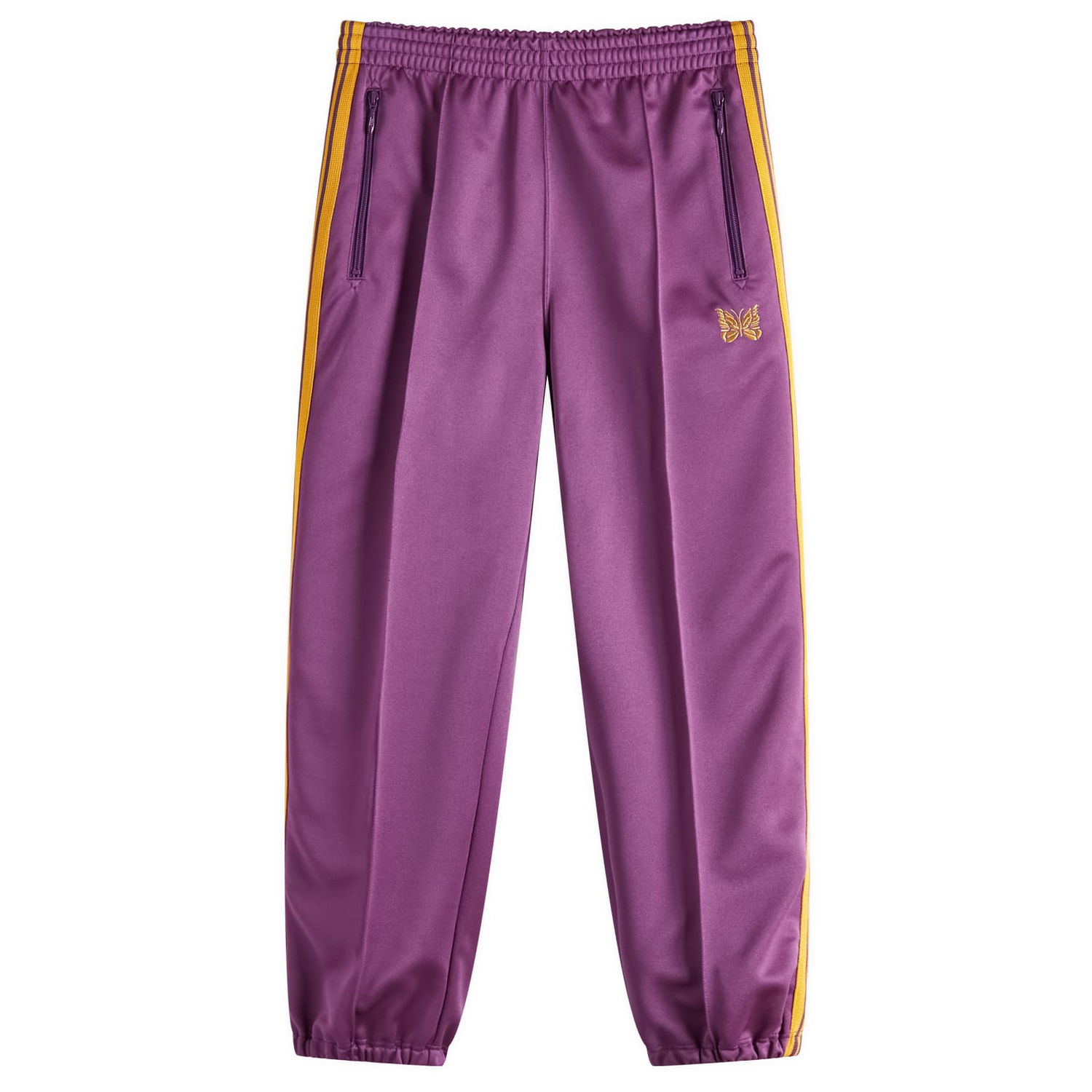 Спортивні штани Needles Needles Poly Smooth Zipped Track Pants, Size Large Фіолетовий | QV310-C, 1