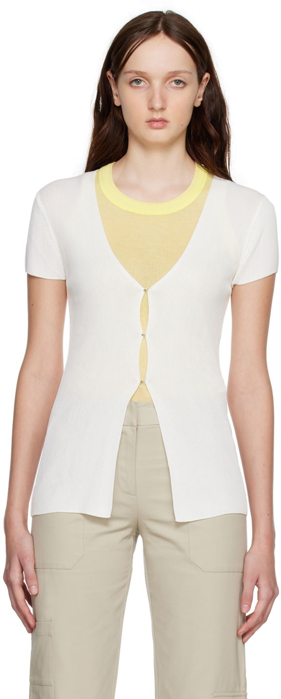 Футболка BEC + BRIDGE BEC + BRIDGE Tilda Knit Top білий | H22-20908