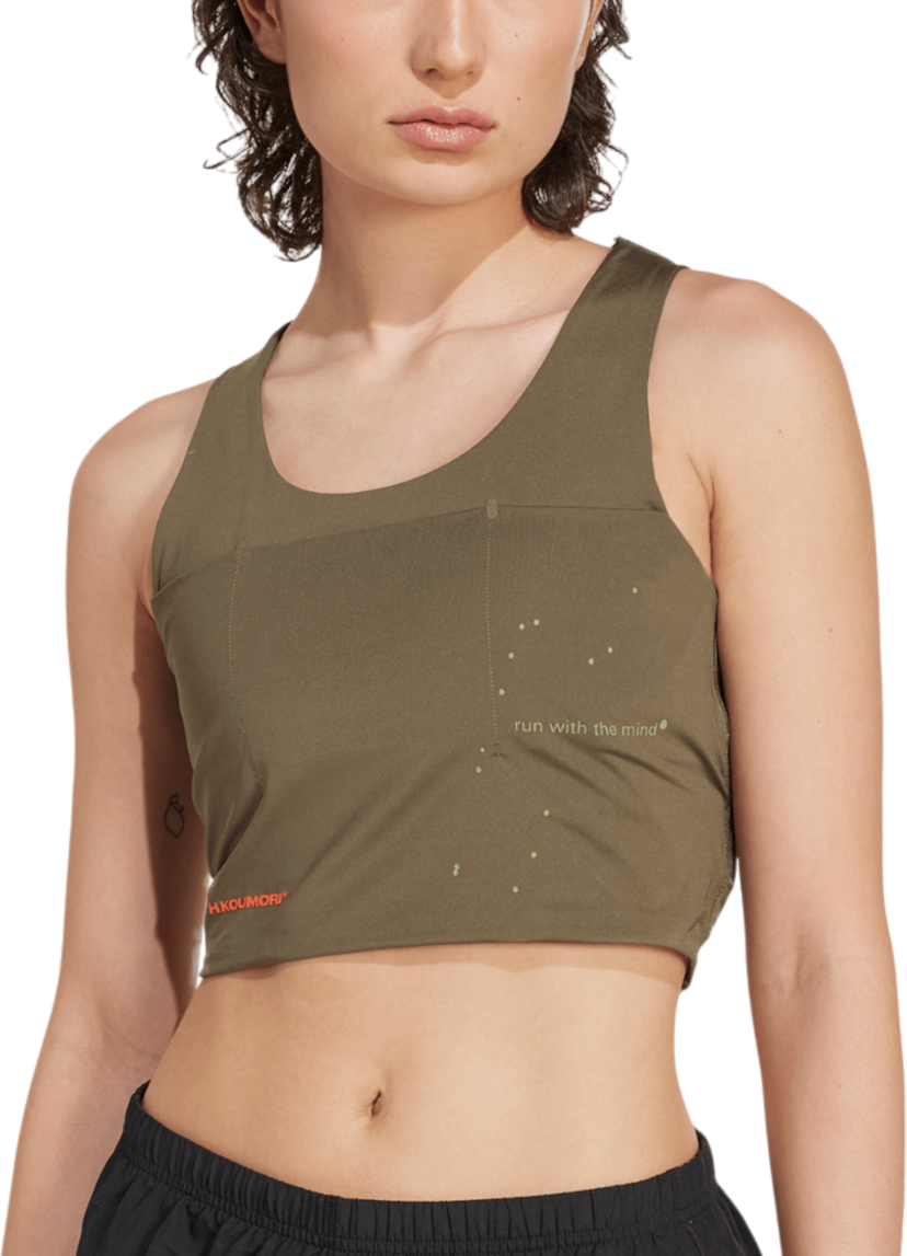 Безрукавка adidas Originals Hermanos Koumori Crop Tank Top Зелений | ka1861