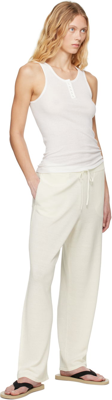 Спортивні штани The Row The Row Jory Knitted Drawstring Trousers білий | 8809-Y889, 3