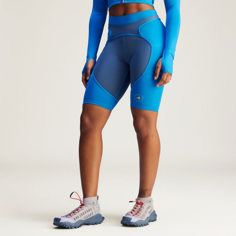 Шорти adidas Performance Stella McCartney Two-Tone Bike Shorts Синій | JH3337
