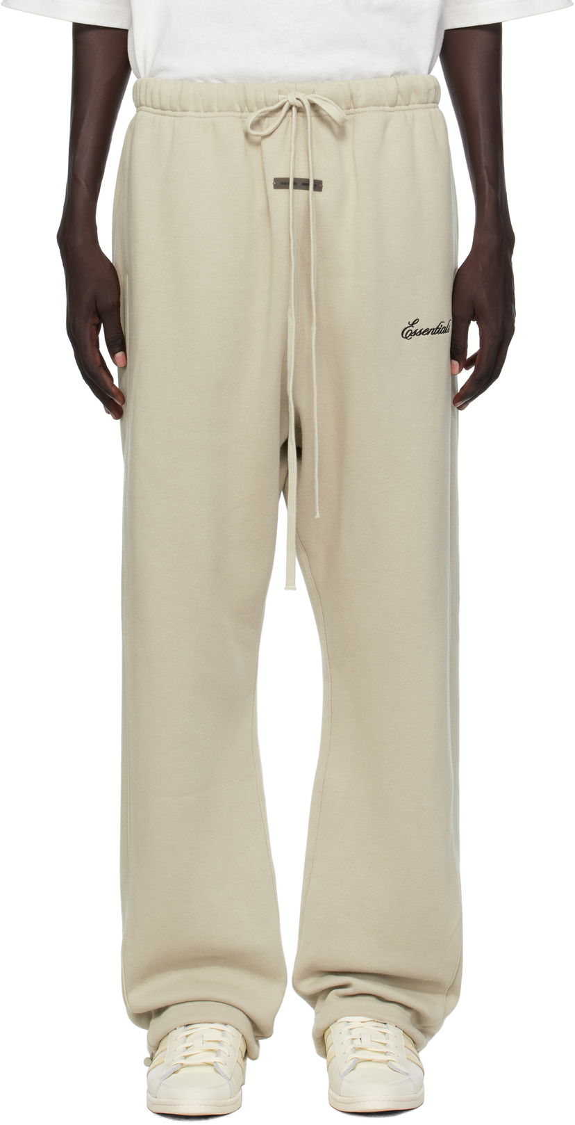 Спортивні штани Fear of God Fear of God ESSENTIALS Relaxed Fleece Piping Sweatpants бежевий | 130SP258066F