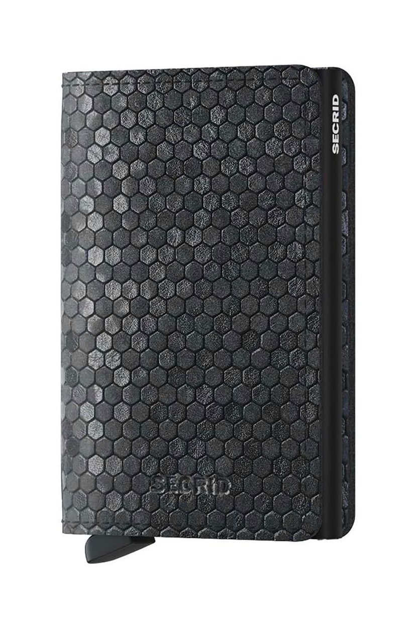 Гаманець Secrid Slimwallet Hexagon Wallet чорний | SHe.Black