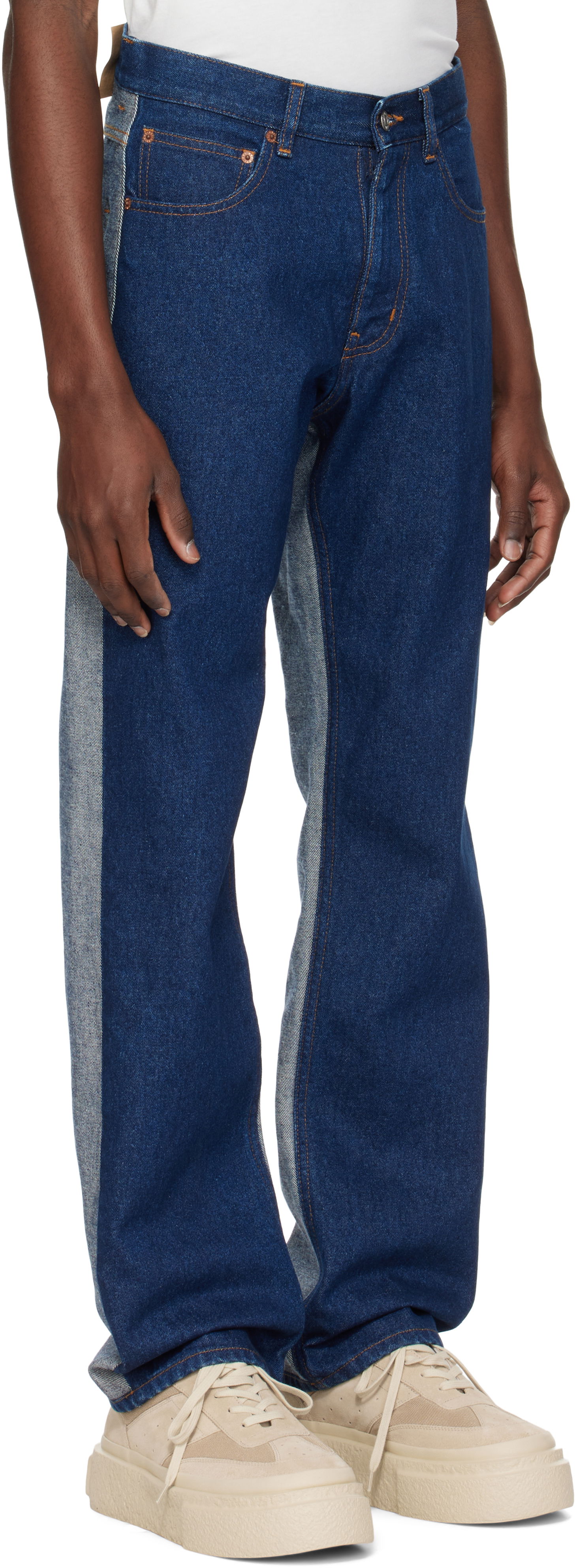 Джинси Maison Margiela MM6 Maison Margiela Five Pocket Jeans Синій | SH0LA0016 M30018, 1