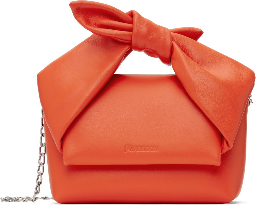 Сумка JW Anderson JW Anderson Small Bow Twister Top Handle Bag Помаранчевий | HB0699-LA0355