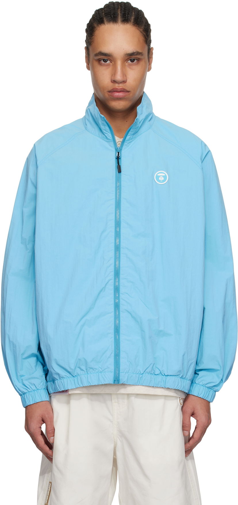 Вітровка AAPE by A Bathing Ape AAPE by A Bathing Ape 'AAPE Now' Lightweight Jacket Синій | AAPLJM7703XXNBLL