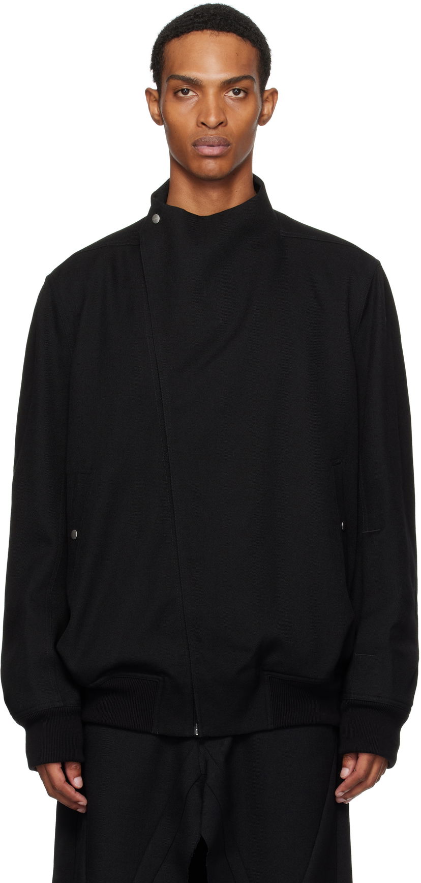 Куртка Rick Owens Rick Owens Concordians Flight Jacket чорний | RU02E1760 WD