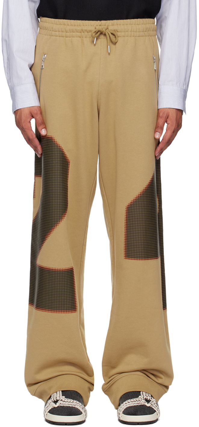 Спортивні штани Dries Van Noten Beige Loose Sweatpants бежевий | 242-021168-9610