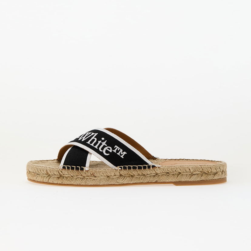 Кросівки та взуття Off-White Off-White Criss Cross Espadrilles чорний | OWIB016S25FAB0011001