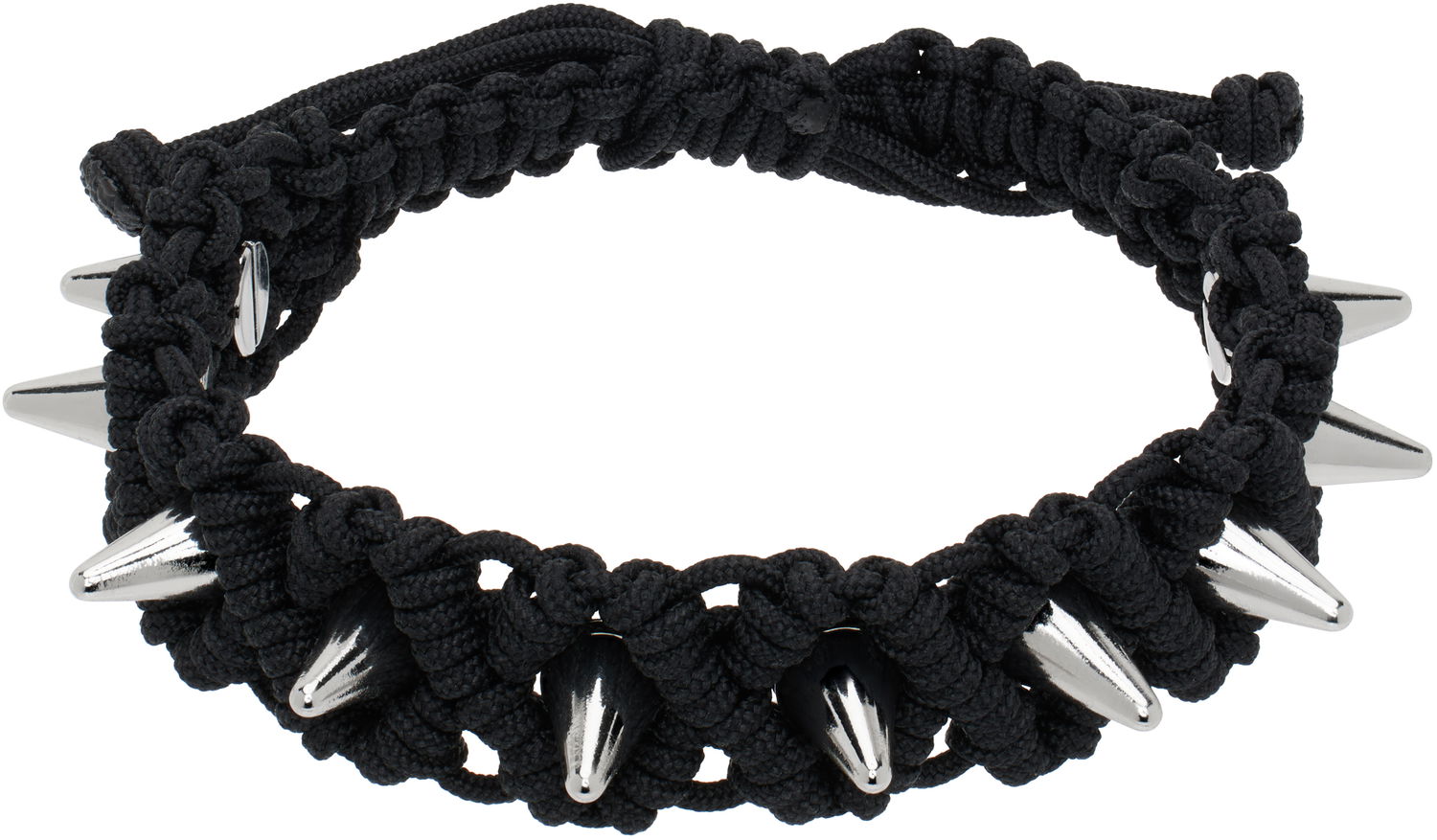 Браслет We11done We11done Handmade Studded Bracelet чорний | WD-AJ0-25-599-U-BK, 0