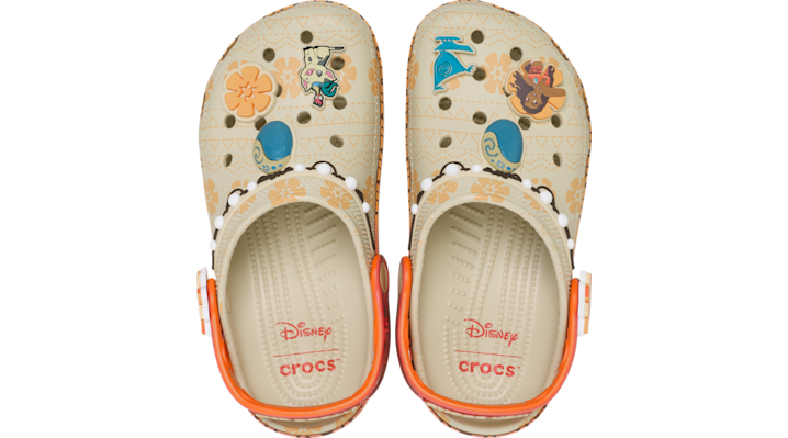 Кросівки та взуття Crocs Disney Moana Classic Clogs бежевий | 211196-90H