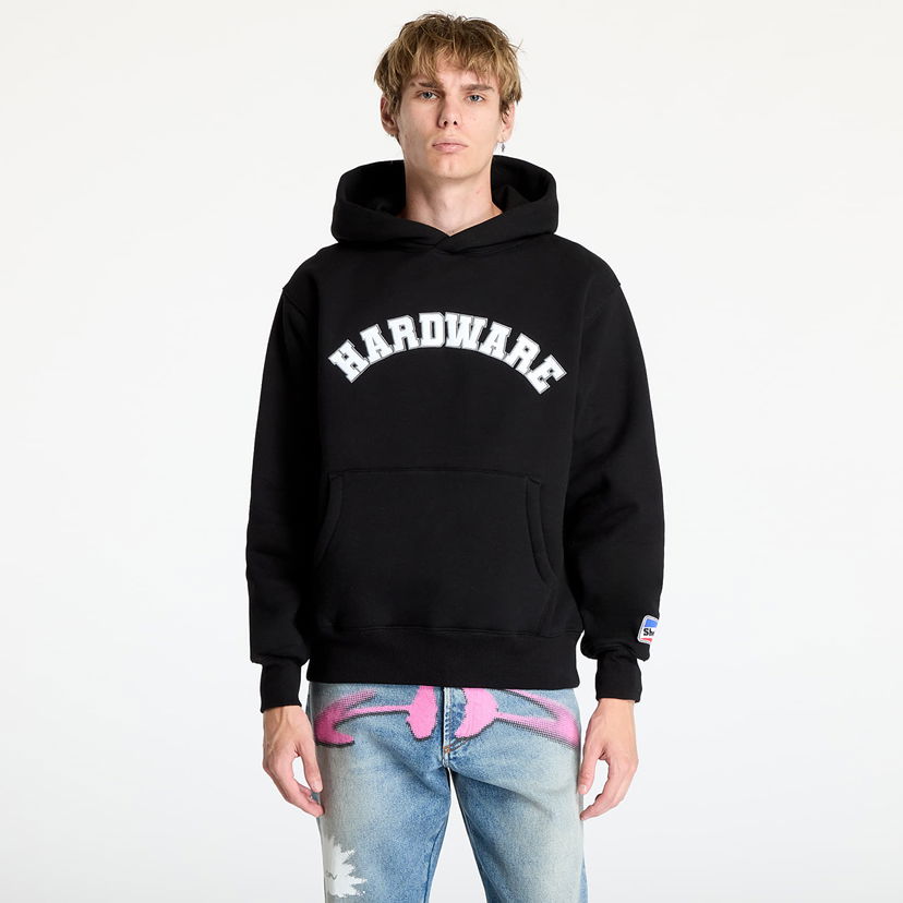 Світшоти Pleasures Hardware Hoodie Black чорний | P24F008 BLACK