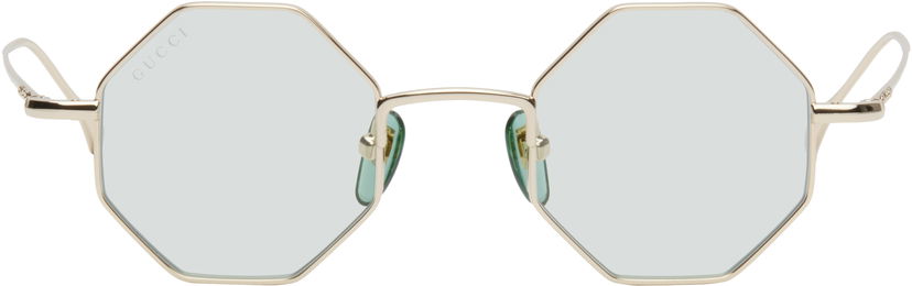 Сонцезахисні окуляри Gucci Gucci Octangular Sunglasses Металік | GG1814S-004