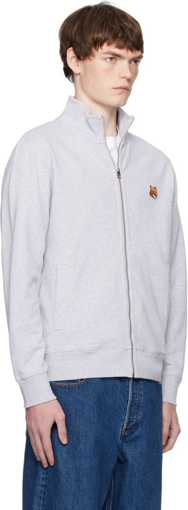 Світшоти MAISON KITSUNÉ Fox Head Patch Fullzip Regular Sweatshirt чорний | PM02134KM0340, 4