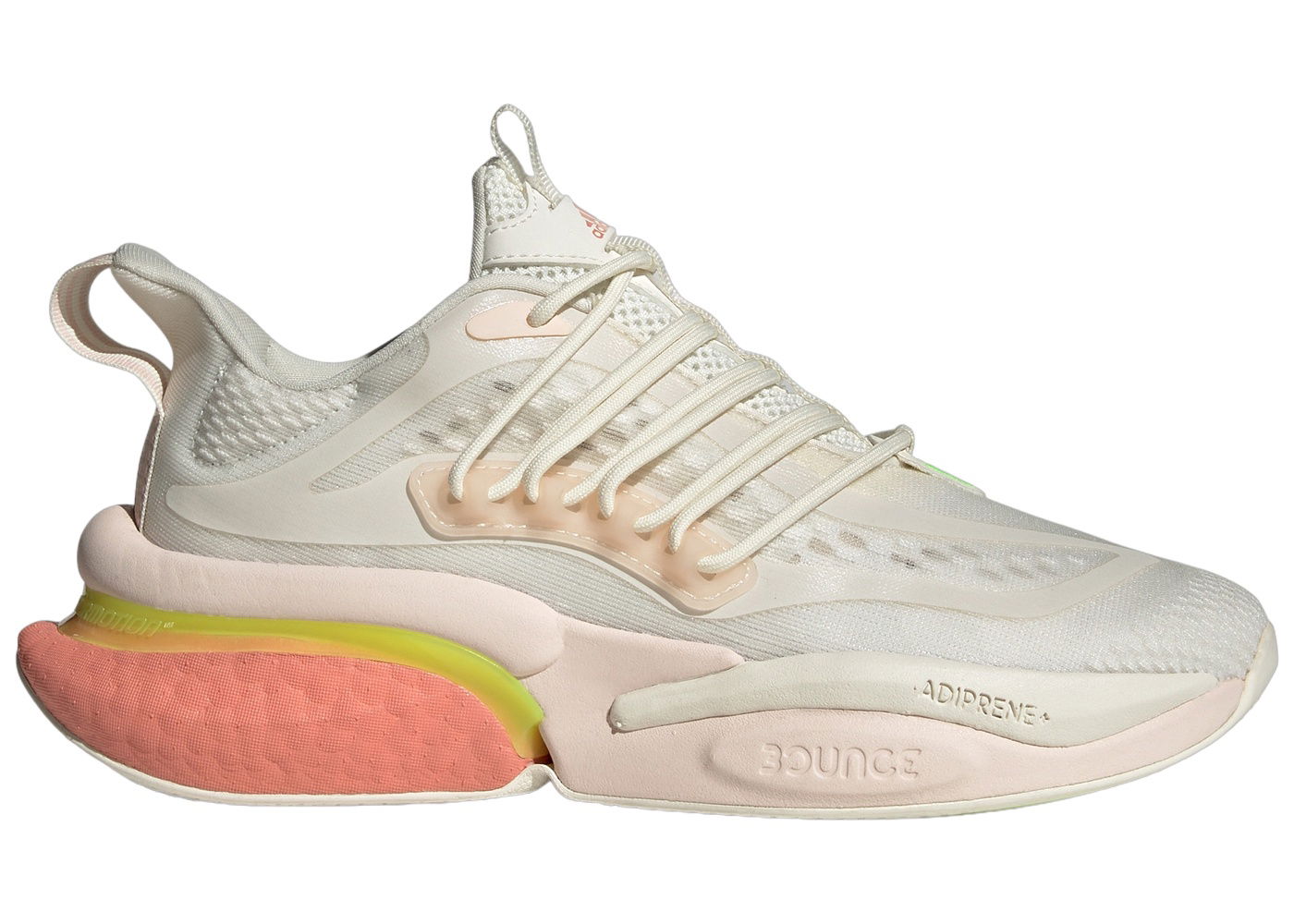 Кросівки та взуття adidas Performance Alphaboost V1 Off White Wonder Clay Lucid Lemon (Women's) Сірий | IE9730, 0