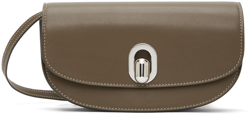 Сумка Savette Brown Tondo Crescent Bag Коричневий | H-021-01-01