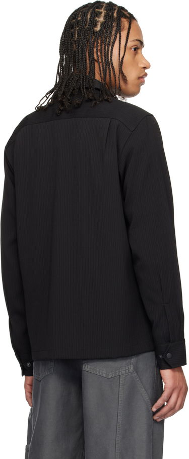 Сорочка rag & bone Rag & Bone Hyde Striped Overshirt чорний | MBW24HA019TWML, 2
