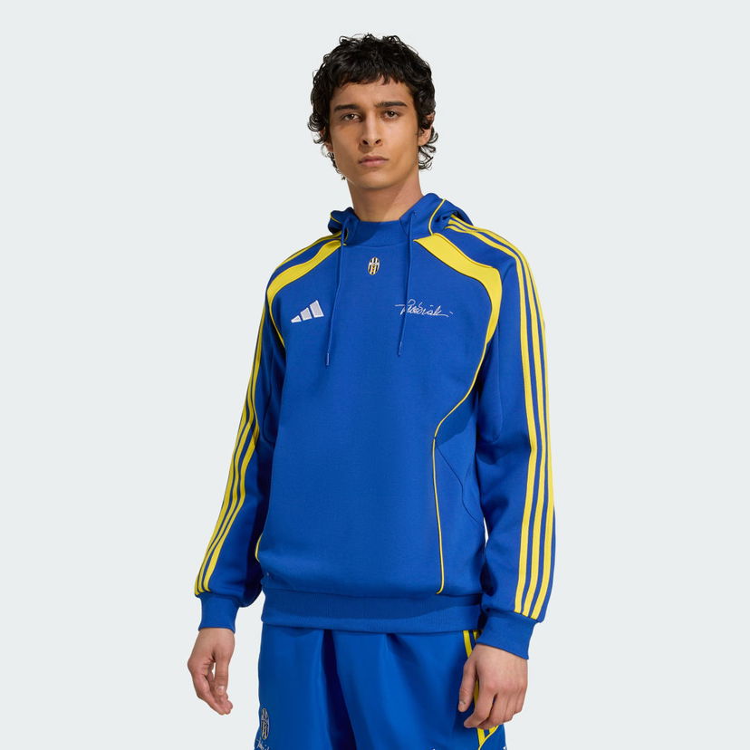 Світшоти adidas Performance Juventus Vialli Pack Doubleknit Hoodie Синій | JM9456