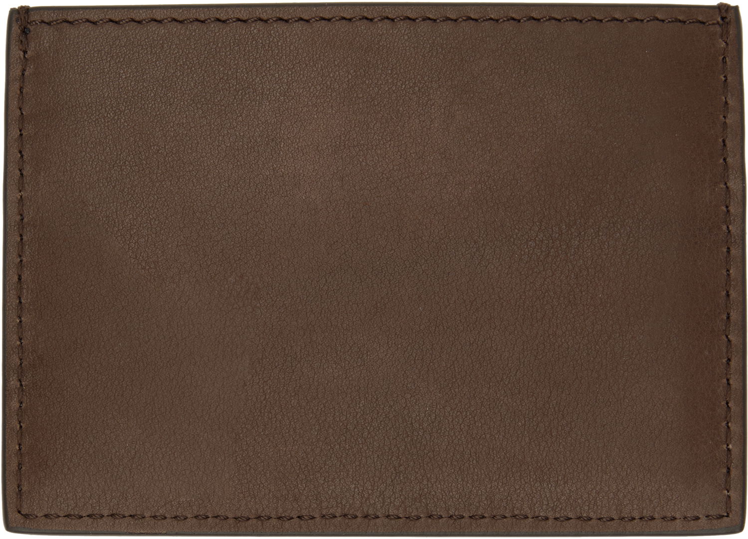 Гаманець Thom Browne Thom Browne Soft Calf Leather Single Card Holder Коричневий | MAW020L-L0117, 1