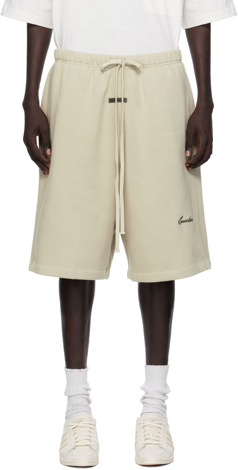 Шорти Fear of God Fear of God ESSENTIALS Basketball Shorts бежевий | 160SP254556F