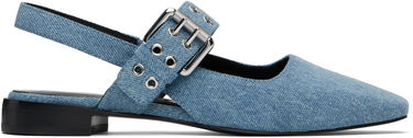 Одяг rag & bone rag & bone Astra Slingback Ballerina Flats Синій | WFF24SF002UB2, 0