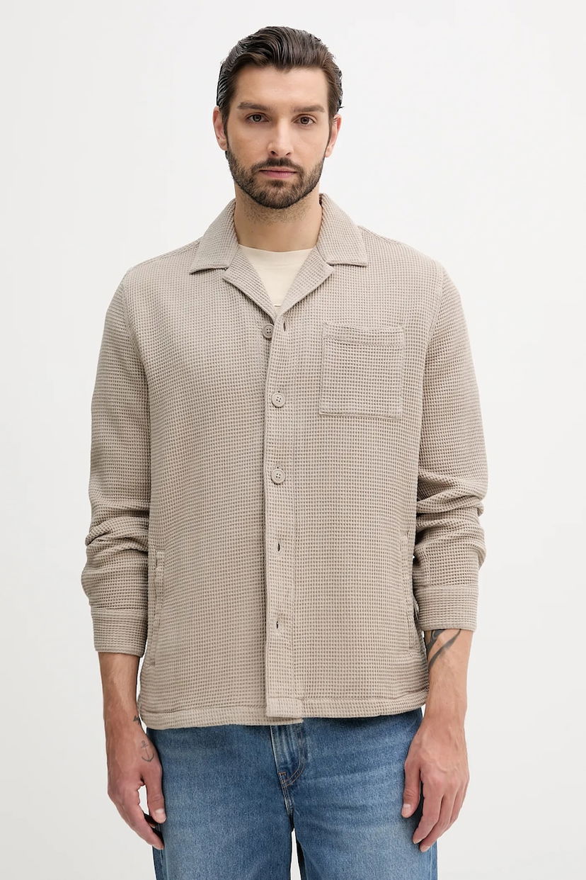 Сорочка Barbour Barbour Sandwood Relaxed Fit Shirt бежевий | MOS0416
