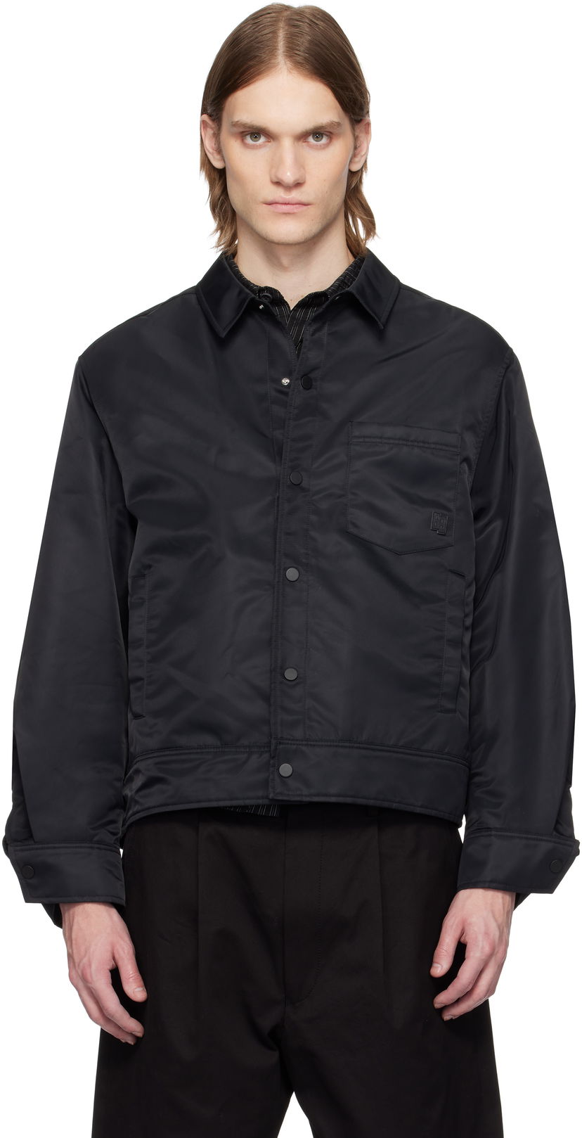 Куртка ADER ERROR ADER error Sig; TRS Tag 02 Jacket чорний | BO42FYJK0103BK