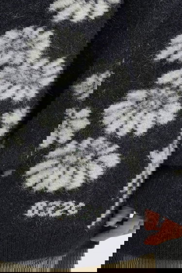 Cветр 032C Melting Daisies Wool Blend Polo Sweater темно-синій | F25.URK.0432.000, 3
