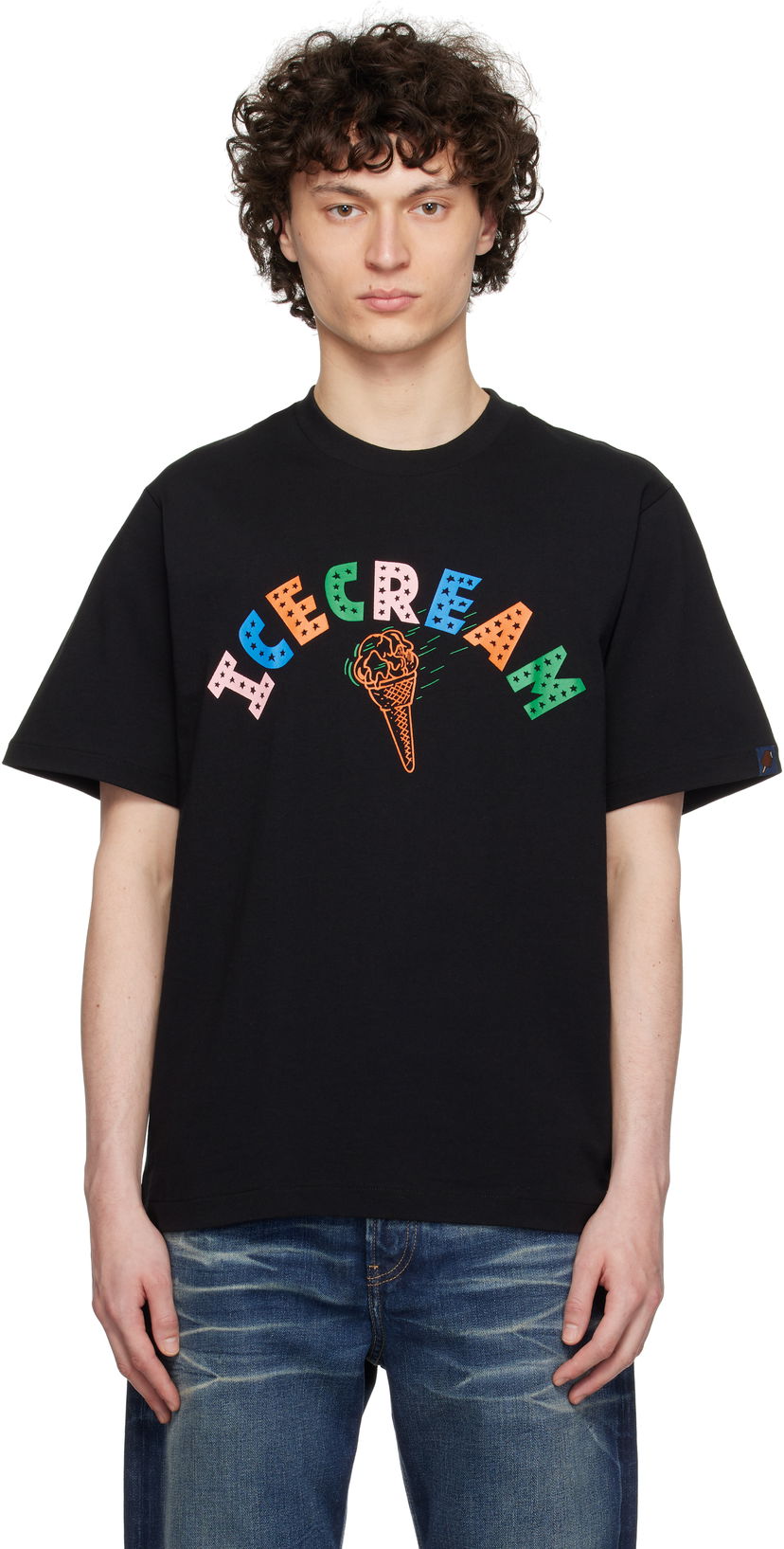 Футболка BBC IceCream ICECREAM 'Icecream Cone' T-Shirt чорний | IC25248